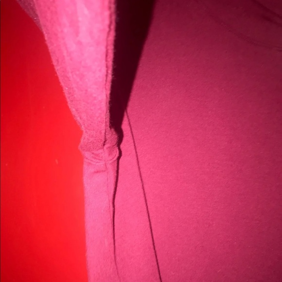 Karen Scott Red long sleeve shirt with bow Large - Picture 4 of 5